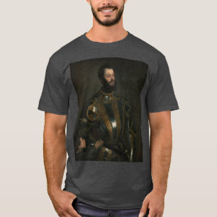 Camiseta Tiziano Vecellio - Retrato de Alfonso d'Avalos