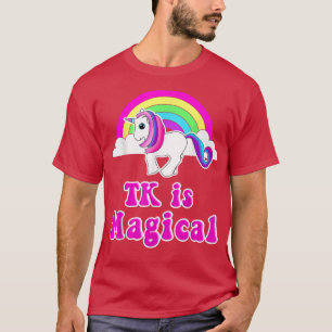 Camiseta TK é um Kinderg Transitório Mágico do Unicórnio Ar