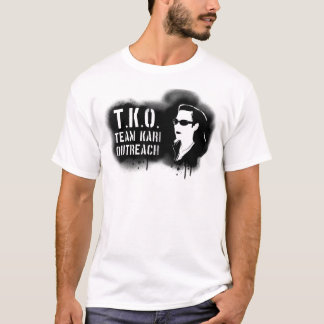 Camiseta TKO - Estêncil preto