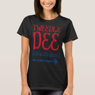 Camiseta Tle Dee Com Dum Fantasia De Halloween Combinando P