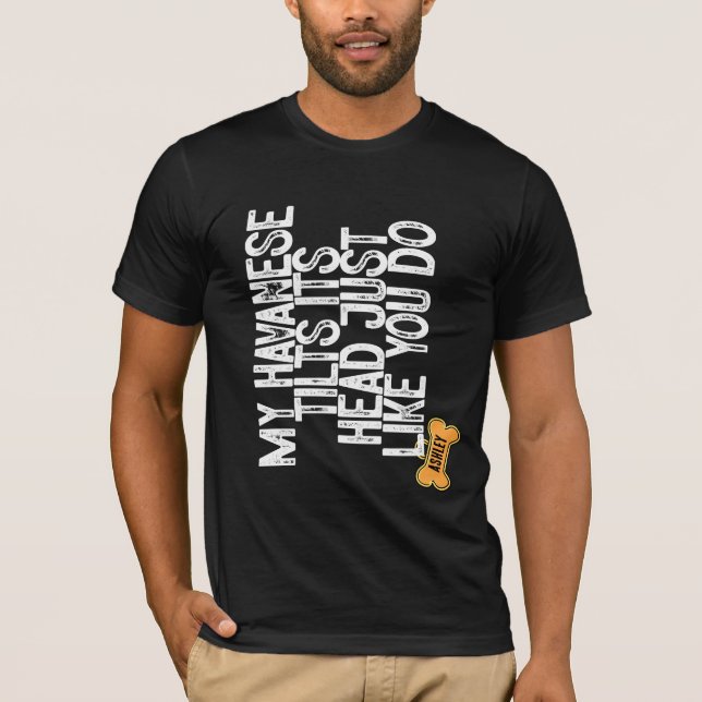 Camiseta Tlits do Havanês como você (Frente)