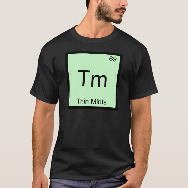 Camiseta TM - T engraçado do símbolo do elemento da química (Frente)