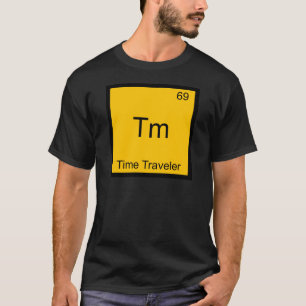 Camiseta Tm - Viajante no Tempo Símbolo de Elemento Químico