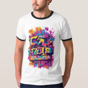 Camiseta TMS Colorpalooza Graffiti Color Run Design Ringer