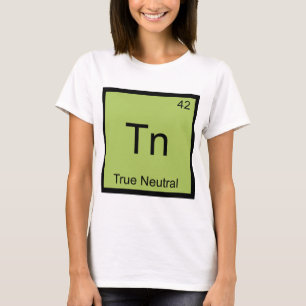 Camiseta Tn - Verdadeiramente Neutro Engraçado Símbolo de E