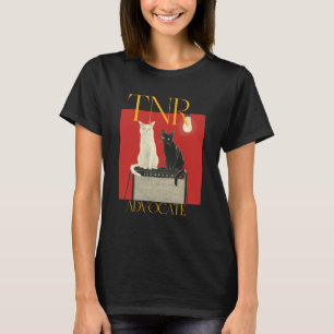 Camiseta TNR Advocate Cats Trap Neutro Retorno Divertido