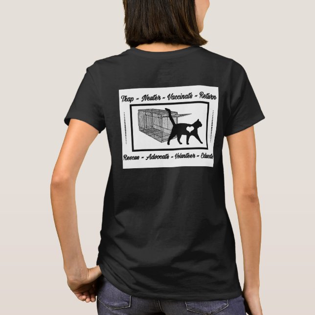CAMISETA TNR DE ARMADILHA CAT RESCUE (Verso)
