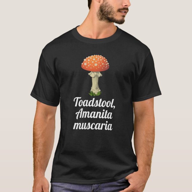 Camiseta Toadstool Amanita Muscaria Design (Frente)