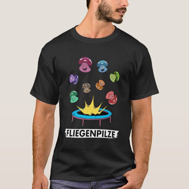 Camiseta Toadstool - Coletor de Mushroom Esponja de Cogumel (Frente)