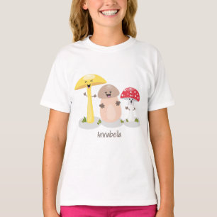 Camiseta Toadstool de cogumelo-do-kawaii