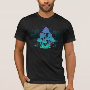 Camiseta Toadstools em arbustos