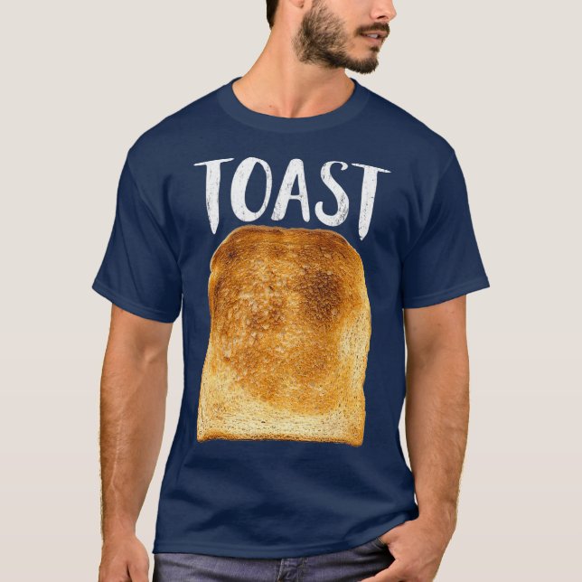 Camiseta Toast Costume Halloween Funny Bread Lover Gift (Frente)