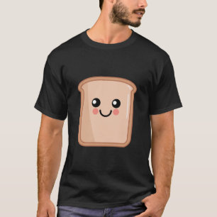 Camiseta Toast Kawaii Comida Art