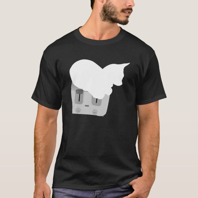 Camiseta Toaster Cat - Kitten Amantes Favoritos De Refriger (Frente)
