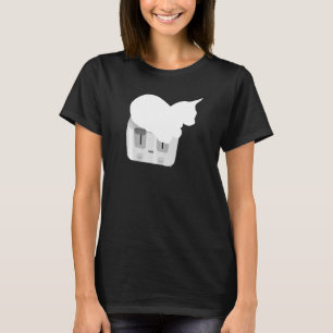Camiseta Toaster Cat Kitten Lugar de Descolagem Favorito
