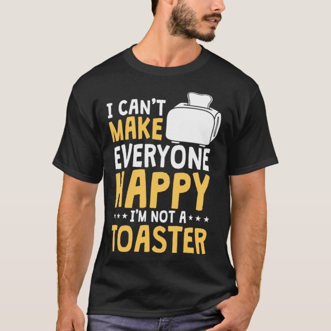 Camiseta Toaster Dizendo Amor Pão Bravo (Frente)