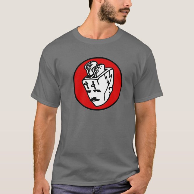 Camiseta Toasterhead Tesla Red2 (Frente)