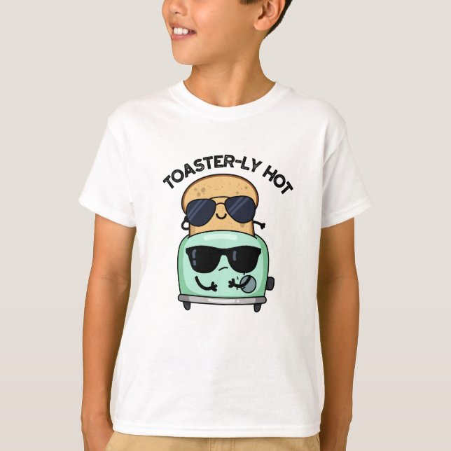 Camiseta Toasterly Quente Piada Toaster Pun  (Frente)