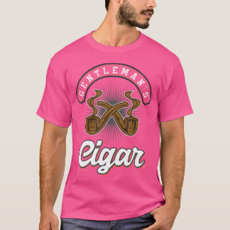 Camiseta Tobacco Smoker Smoke Cigarette Gentleman'S Cigar