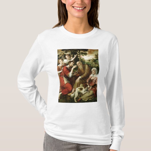 Camiseta Tobias que cura a cegueira do seu pai, 1563 (Frente)