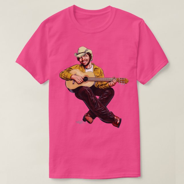 Camiseta Toby Keith Uma ilustração de Paul Cemmick (Frente do Design)