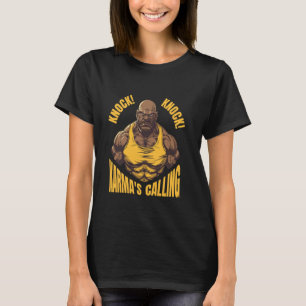 Camiseta Toc! Chamada de Karma - Design do Homem Muscular