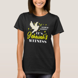 Camiseta Toc Toc É uma Testemunha de Jeová TJ