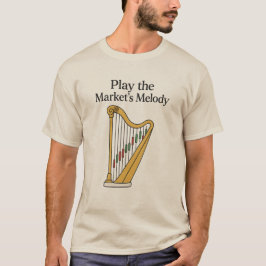 Camiseta Toca a melodia do mercado de ações crypto Trader 