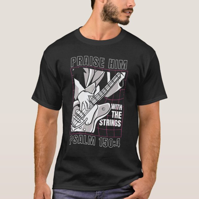 Camiseta Toca Baixo Cristão Louve-O Com O S (Frente)