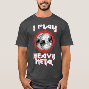 Camiseta Toca Cimbalos Engraçado Homem Marcha Banda Musical