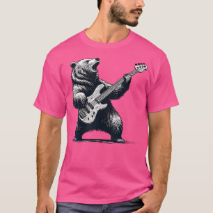 Camiseta Toca Contrabaixo Urso Concerto Festival M