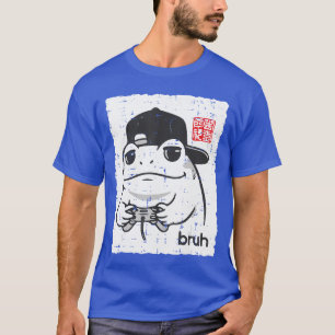 Camiseta Toca do Gamer Sapo Capuz Bruh Piada Meme Jogos Hom