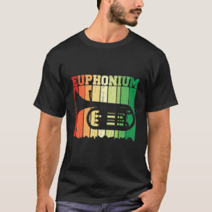 Camiseta Toca Eufônio Antigo Instrumento Musical Barítono