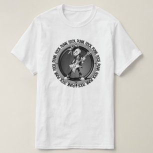 Camiseta Toca guitarra de Punk Rock Músico de Arte Clássico