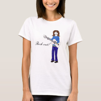 Camiseta Toca guitarra Rocker Chic