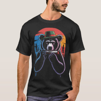 Camiseta Toca Harmônica Animal Instrumento Musical Jazz
