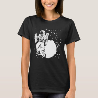 Camiseta Toca Harmônica Astronauta Com Planet Harmonicista