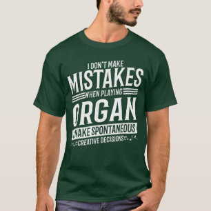 Camiseta Toca Órgão Instrumento Musical Música Organista di