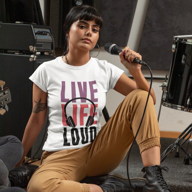 Camiseta Toca os tambores alto (Criador carregado)