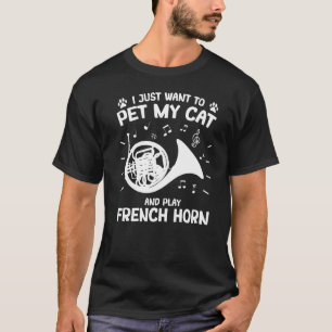 Camiseta Toca Saxofone Instrumento Pet Meu Gato Toca Francê