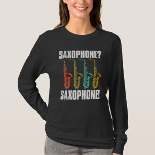 Camiseta Toca Saxofone Músico de Jazz Saxofonista Saxofone