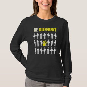 Camiseta Toca-Tambores Seja Diferente Inspiração