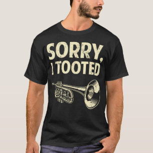Camiseta Toca Trombeta Engraçado Banda de Metais Trompetist