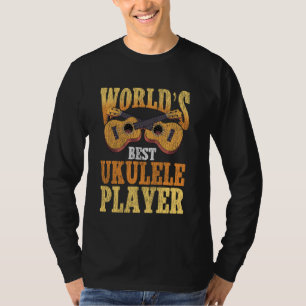 Camiseta Toca Ukulele Havaiano Uke Melhor Tocador de Ukulel