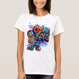Camiseta Toca Violão Alien Solo Cósmico Arte Musical Espaci