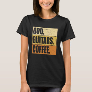 Camiseta Toca Violão Cristão Guitarrista Eu Deus Violões Co