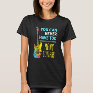 Camiseta Toca Violão Guarda Baixo Elétrico Muitos Violões