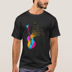 Camiseta Toca Violão Retro Música Era Geração Vintage