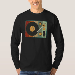Camiseta Tocador de Discos de Vinil Colecionador de Música