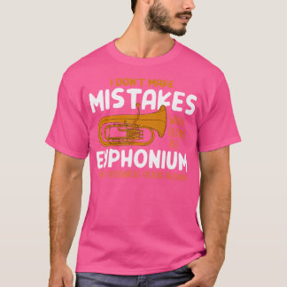 Camiseta Tocador de Eufônio Presente Divertido de Música pa